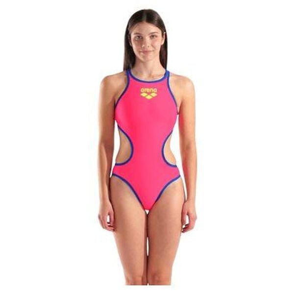 Strój Kąpielowy Damski Arena One Biglogo. Czerwone stroje jednoczęściowe Arena, bez wzorów, z materiału. Za 199,99 zł.