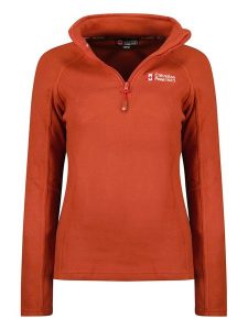 Canadian Peak Bluza polarowa "Tugeak" w kolorze pomarańczowym rozmiar: XXL. Pomarańczowe bluzy Canadian Peak, xxl, bez wzorów, z materiału, bez kaptura. Za 48,28 zł.