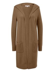 S.Oliver Kardigan w kolorze brązowym rozmiar: 34. Brązowe kardigany s.Oliver, s, bez wzorów, z wełny, bez ramiączek. Za 143,99 zł.