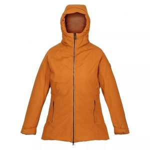 Kurtka Wodoodporna Damska Sanda II. Brązowe kurtki Regatta, xl, bez wzorów, bez kaptura. Za 173,99 zł.