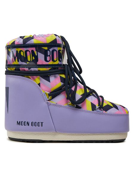 Moon Boot Śniegowce Mb Icon Low Optical 80D1409550 Fioletowy. Fioletowe buty zimowe Moon Boot, z materiału, bez obcasa, bez zapięcia. Za 769,99 zł.