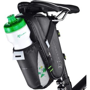 Sakwa rowerowa pod siodełko ROCKBROS C7-1. Czarne torebki klasyczne ROCKBROS, bez wzorów, bez dodatków. Za 59,00 zł.