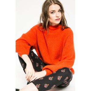 Medicine - Sweter Hogwarts. Pomarańczowe swetry klasyczne marki MEDICINE, z dzianiny, z krótkim rękawem. W wyprzedaży za 79,90 zł.