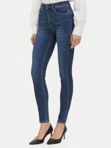 Liu Jo Jeansy UF6013 D0305 Granatowy Skinny Fit. Niebieskie jeansy Liu Jo, bez wzorów, z jeansu. Za 689,99 zł.