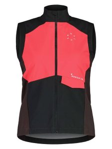 Maloja Kamizelka softshellowa "BärenkopfM" w kolorze różowo-czarno-brązowym rozmiar: M. Brązowe kamizelki Maloja, m, bez wzorów, z materiału, bez kołnierzyka, bez ramiączek, bez kaptura. Za 202,03 zł.