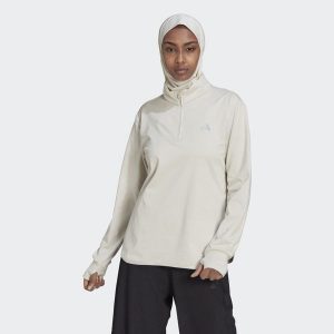 Bluza damska adidas Techfit Aeroready. Szare bluzy ADIDAS, l, bez wzorów, bez kaptura. W wyprzedaży za 233,35 zł.