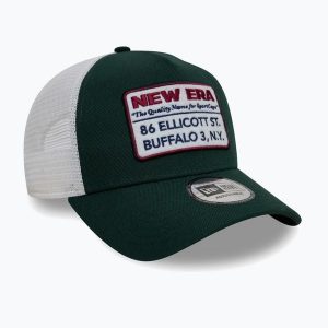 Czapka z daszkiem New Era NE Vintage Trucker. Zielone czapki New Era, bez wzorów, vintage. Za 129,99 zł.