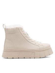 DeeZee Trzewiki CHARLIZE HY60080-5 Beżowy. Brązowe botki DeeZee, bez wzorów, z syntetyku, bez obcasa, na płaskiej podeszwie, bez zapięcia. Za 159,99 zł.