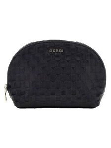 Guess Kosmetyczka "Dome" w kolorze czarnym - 19 x 14 x 7 cm rozmiar: onesize. Czarne kosmetyczki Guess, z aplikacjami, z materiału. Za 173,99 zł.