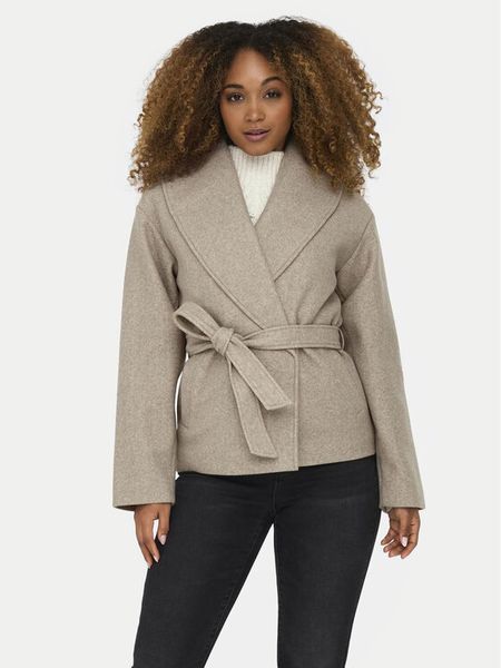 ONLY Kurtka przejściowa Augusta 15314352 Beżowy Regular Fit. Brązowe kurtki ONLY, m, bez wzorów, z syntetyku, bez kaptura. Za 279,99 zł.