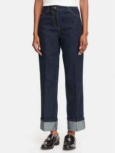 Morgan Jeansy 252-PREVER Granatowy Straight Fit. Niebieskie jeansy Morgan, bez wzorów, z bawełny. Za 349,99 zł.
