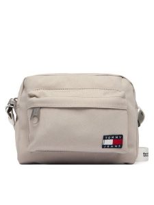 Tommy Jeans Torebka Tjw Ess Daily Crossover AW0AW18462 Beżowy. Brązowe torebki klasyczne Tommy Jeans, bez wzorów, z jeansu, bez dodatków. Za 289,99 zł.