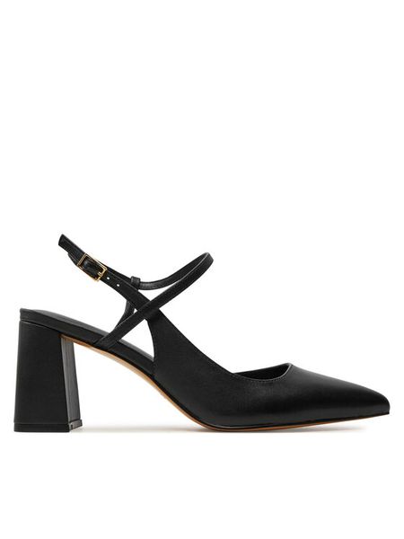 Aldo Sandały Laura 13728101 Czarny. Czarne sandały ALDO, bez wzorów, ze skóry, bez obcasa, na słupku, bez zapięcia. Za 359,99 zł.