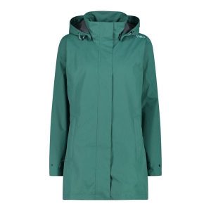 Damska kurtka wodoodporna CMP. Zielone kurtki CMP, s, bez wzorów, bez kaptura. Za 356,00 zł.