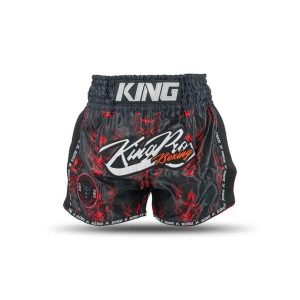 Szorty do boksu tajskiego King Pro Boxing Devil 4. Czarne szorty KING PRO BOXING, bez wzorów, sportowe. Za 335,50 zł.