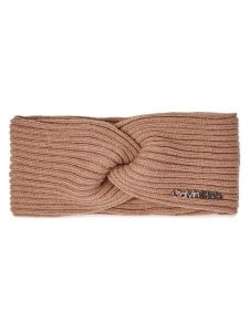 Calvin Klein Opaska materiałowa Ck Must Logo Twisted Headband K60K611400 Fioletowy. Fioletowe rękawiczki Calvin Klein, bez wzorów, z materiału. Za 279,99 zł.