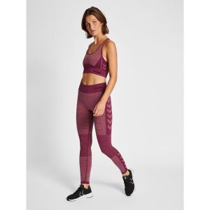 Damskie legginsy mid-rise Hummel Clea. Szare legginsy Hummel, bez wzorów. W wyprzedaży za 159,00 zł.