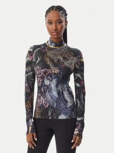 Just Cavalli Kardigan 81PAHE25 CJ112 Szary Slim Fit. Szare kardigany Just Cavalli, z bawełny. Za 577,99 zł.