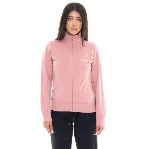 Bluza zimowa Leone 1947 Never Without Damen, Halsausschnitt Reißverschluss. Czerwone bluzy LEONE 1947 APPAREL, na zimę, bez wzorów, z bawełny, bez kaptura. W wyprzedaży za 176,82 zł.