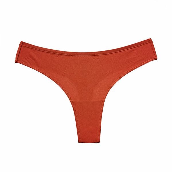 Stringi damskie minimalistyczne na co dzień Libora. Szare stringi Intica, bez wzorów, z materiału. Za 69,00 zł.