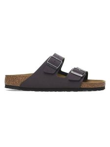 Birkenstock Klapki "Arizona" w kolorze szarym rozmiar: 36. Szare klapki Birkenstock, bez wzorów, z otwartym noskiem, bez obcasa. Za 344,95 zł.