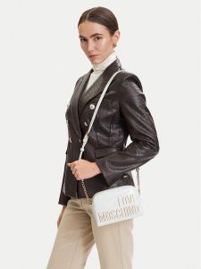 LOVE MOSCHINO Torebka JC4250PP0OKE110A Biały. Białe torebki klasyczne LOVE MOSCHINO, bez wzorów, ze skóry, bez dodatków. Za 669,99 zł.