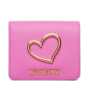 Portfel LOVE MOSCHINO. Czerwone portfele LOVE MOSCHINO, bez wzorów. Za 399,99 zł.