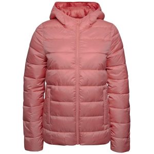 Kurtka turystyczna damska Down Jacket. Czerwone kurtki Champion, m, bez wzorów, z poliesteru, z kapturem. Za 281,40 zł.