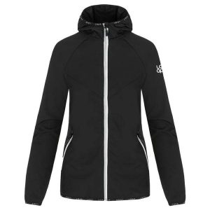 Damska kurtka softshell Loap Urbeeka czarna. Czarne kurtki LOOP, bez wzorów, z softshellu, bez kaptura. Za 223,99 zł.