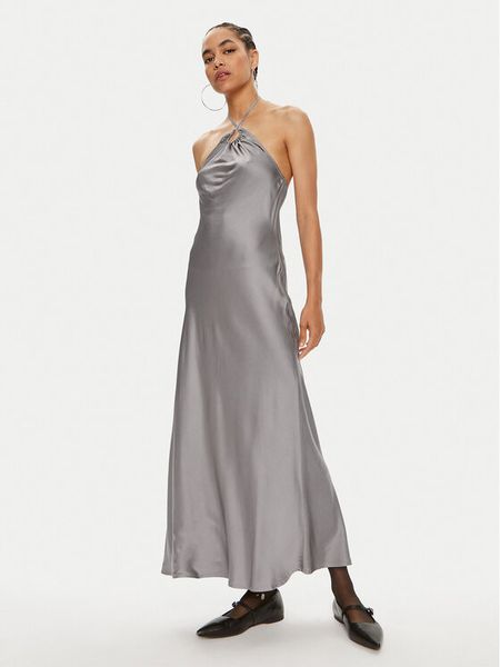 2NDDAY Sukienka wieczorowa Alba TT 2244127222 Szary Regular Fit. Szare kombinezony 2NDDAY, bez wzorów, z wiskozy, wizytowe, bez kołnierzyka, bez ramiączek. Za 659,99 zł.