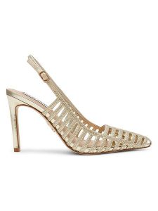 Steve Madden Czółenka w kolorze złotym rozmiar: 36. Żółte czółenka Steve Madden, bez wzorów, bez obcasa, na szpilce, bez zapięcia. Za 276,71 zł.