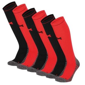 Skarpety kompresyjne do biegania Xtreme, 6 par, Multi Czerwony. Czerwone skarpetki XTREME SOCKSWEAR, bez wzorów. Za 225,99 zł.