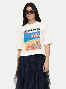 ONLY T-Shirt Vega 15375753 Biały Regular Fit. Białe t-shirty ONLY, xl, bez wzorów, z bawełny, bez kołnierzyka, bez ramiączek. Za 99,99 zł.