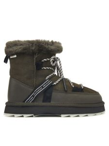 EMU Australia Śniegowce Blurred W12641 Khaki. Brązowe buty zimowe EMU Australia, ze skóry, bez obcasa, bez zapięcia. Za 889,99 zł.