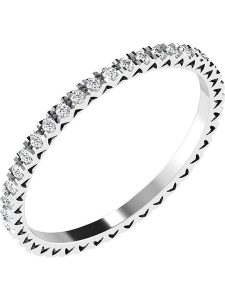 Vittoria Jewels Złoty pierścionek z diamentami rozmiar: 62. Szare pierścionki Vittoria Jewels, z diamentem, złote. Za 1 035,99 zł.