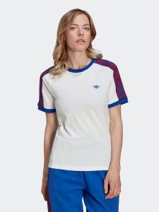 Adidas T-Shirt Tape HL9172 Biały Regular Fit. Białe t-shirty ADIDAS, bez wzorów, z bawełny, bez kołnierzyka, bez ramiączek. Za 139,99 zł.