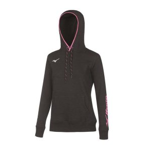 Bluza damska z kapturem Mizuno. Czarne bluzy Mizuno, xl, bez wzorów, z kapturem. Za 224,50 zł.