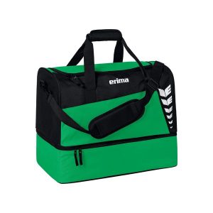 Torba treningowa Erima Six Wings Sportsbag (with bottom case). Czarne torby podróżne i sportowe Erima, bez wzorów. Za 182,50 zł.