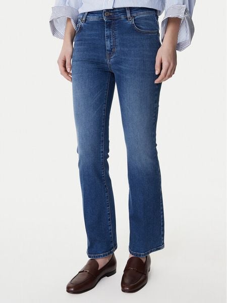 Weekend Max Mara Jeansy Rapallo 2615181071 Niebieski Skinny Fit. Niebieskie jeansy Weekend Max Mara, bez wzorów, z bawełny. Za 549,99 zł.