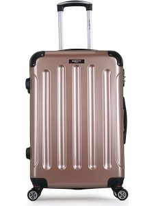 BlueStar Walizka "Tunis" w kolorze różowozłotym - 47 x 75 x 29 cm rozmiar: onesize. Różowe walizki BlueStar, bez wzorów, z materiału. Za 295,99 zł.