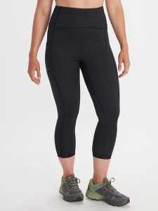 Marmot Legginsy funkcyjne "Haven" w kolorze czarnym rozmiar: XS. Czarne legginsy Marmot, xs, bez wzorów, z materiału, z podwyższonym stanem, outdoorowe. Za 140,53 zł.