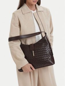 MEXX Torebka CEO-MEXX-S-005-10 Brązowy ciemny. Brązowe torebki klasyczne Mexx, bez wzorów, ze skóry, bez dodatków. Za 269,99 zł.