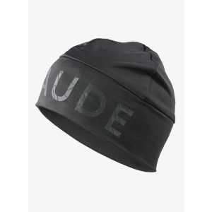 Czapka zimowa Vaude Larice Beanie - black. Czarne czapki Vaude, bez wzorów, sportowe. Za 72,99 zł.