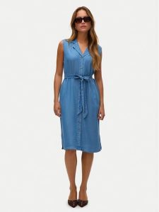 Vero Moda Sukienka letnia Bree 10304888 Niebieski Regular Fit. Niebieskie kombinezony Vero Moda, na lato, s, bez wzorów, z lyocellu, bez kołnierzyka, bez ramiączek. Za 179,99 zł.