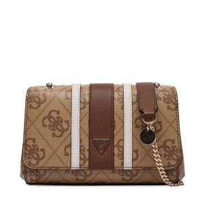 Torebka Guess. Brązowe torebki klasyczne Guess, z aplikacjami, bez dodatków. Za 569,99 zł.