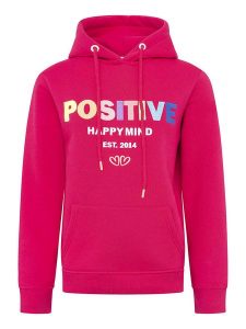 Zwillingsherz Bluza "Positive" w kolorze różowym rozmiar: S. Różowe bluzy Zwillingsherz, s, bez wzorów, z kapturem. Za 175,67 zł.