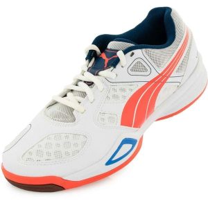 Buty halowe Puma Virante W Białe. Czarne sukienki Puma, bez wzorów, sportowe, bez kołnierzyka, bez ramiączek, sportowe. Za 266,99 zł.