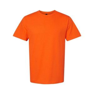Koszulka Unisex Dla Dorosłych Softstyle Midweight. Brązowe bluzki GILDAN, m, bez wzorów, sportowe, bez kołnierzyka, bez ramiączek. Za 44,99 zł.