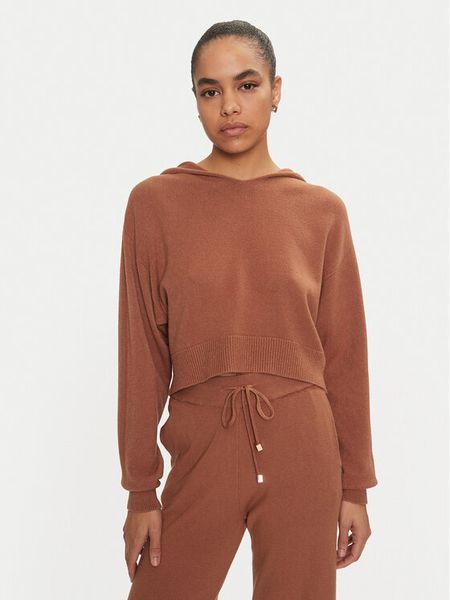 Fracomina Sweter FJ24WT7009K42001 Brązowy Regular Fit. Brązowe swetry klasyczne Fracomina, l, z syntetyku, bez kołnierzyka. Za 249,99 zł.