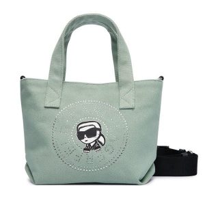 Torebka KARL LAGERFELD. Zielone torebki klasyczne KARL LAGERFELD, bez wzorów, bez dodatków. Za 339,99 zł.